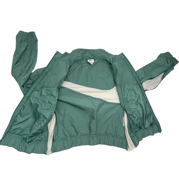 Nike Girls Teal Windbreaker Jacket w/ Mesh Lining & Back Swoosh – Youth M - Picture 7 of 14